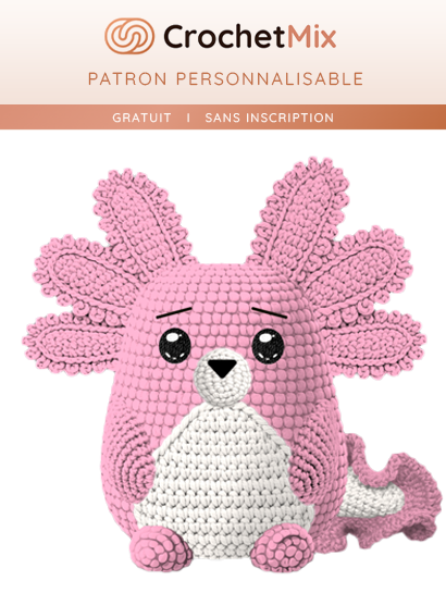 Amigurumi Axolotl — crochet pattern