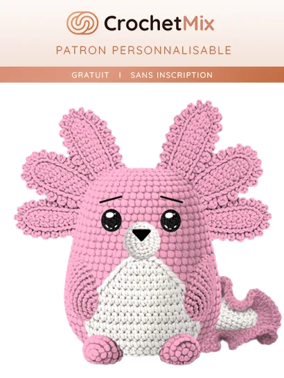 Amigurumi Axolotl — crochet pattern