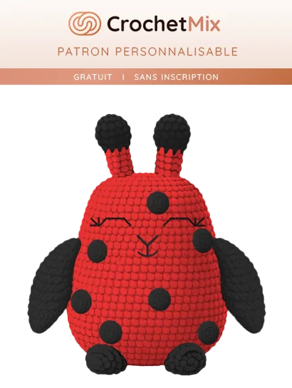 Amigurumi Coccinelle — crochet pattern