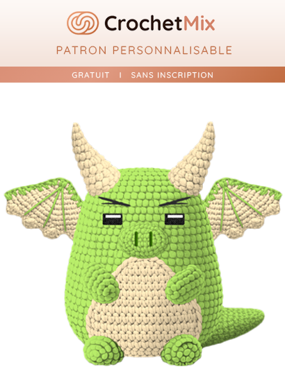 Amigurumi Dragon — crochet pattern