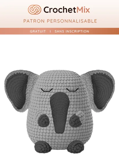 Amigurumi Éléphant — crochet pattern