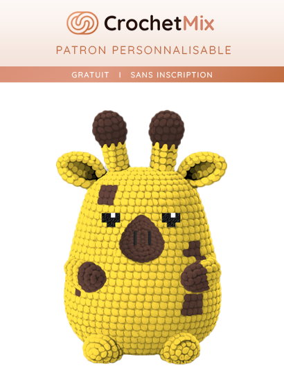 Amigurumi Giraffe — crochet pattern