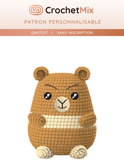 Amigurumi Hamster — crochet pattern