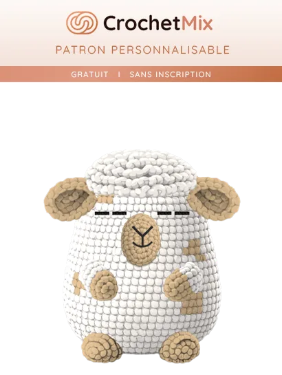 Amigurumi Mouton — crochet pattern