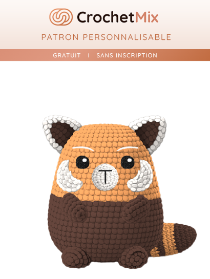 Amigurumi Red Panda — crochet pattern