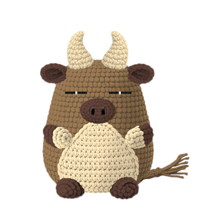 amigurumi taureau crochet patron personnalisable CrochetMix nouvelles pièces