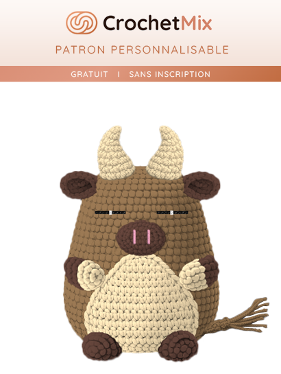 Amigurumi Bull — crochet pattern