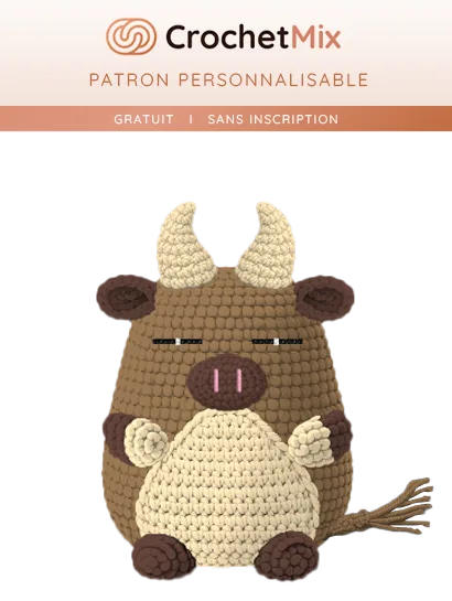 Amigurumi Taureau — crochet pattern