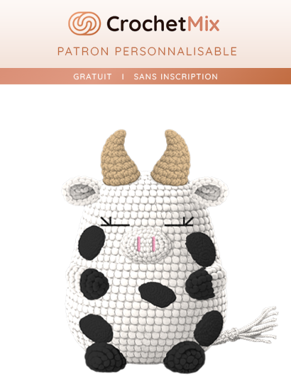 Amigurumi Cow — crochet pattern