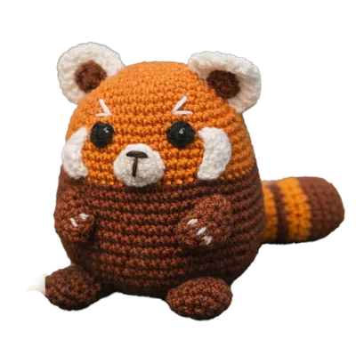 Renard crocheté en vrai